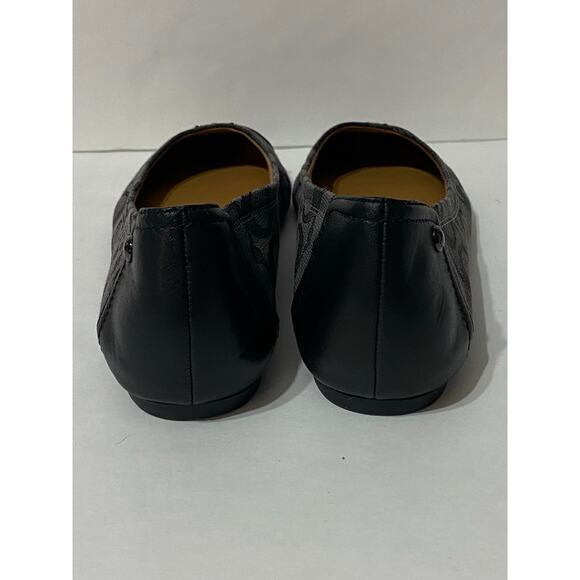 COACH Chelsea Outline Signature Black Smoke Ballet Flats EUR 39 US 8.5 / 10.25" - Picture 5 of 10